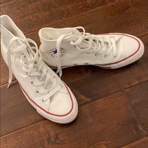 High top white converse